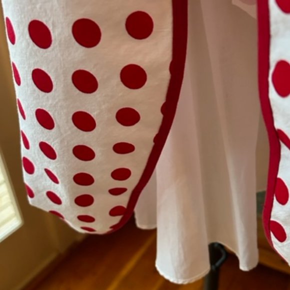 Vintage Betsey Johnson Red Polka Dot Dress - Picture 7 of 10